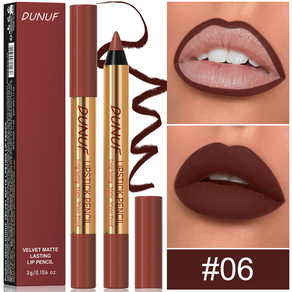Long Lasting Lipstick Pen - Easy to Color No Stain on Cup Matte Lip Makeup