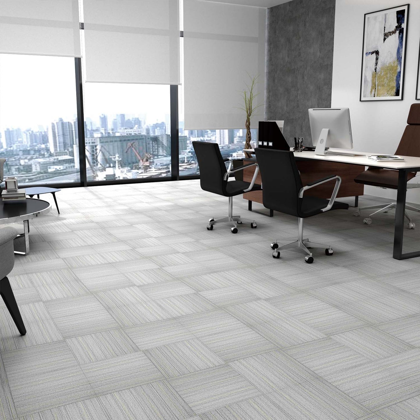 Water Resistant Peel and Stick Vinyl Plank Flooring - 36 PCS