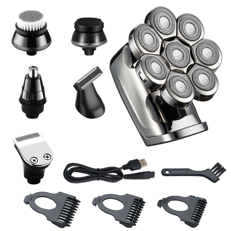 8D Electric Men's Shaver Head Tool - USB Rechargeable