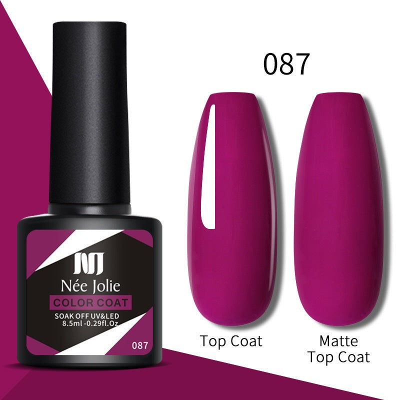 Reflective Gel Nail Polish Set - Christmas Red UV-LED Safe Long-Lasting