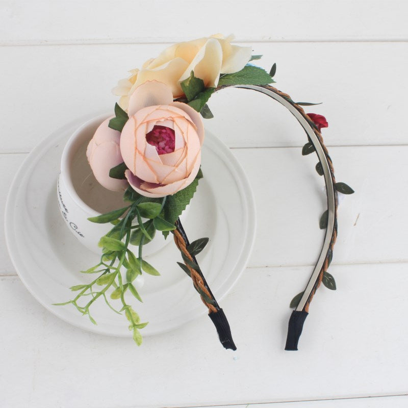 Flower Simulation Bridal Headband