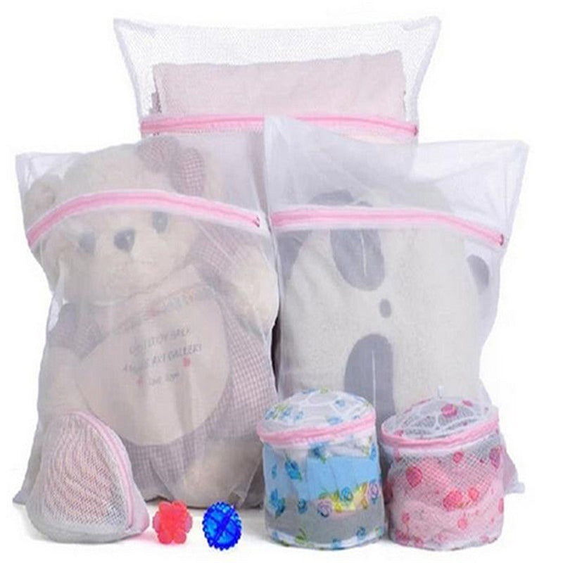 Mesh Laundry Bag Protective White Small Medium Large Sizes