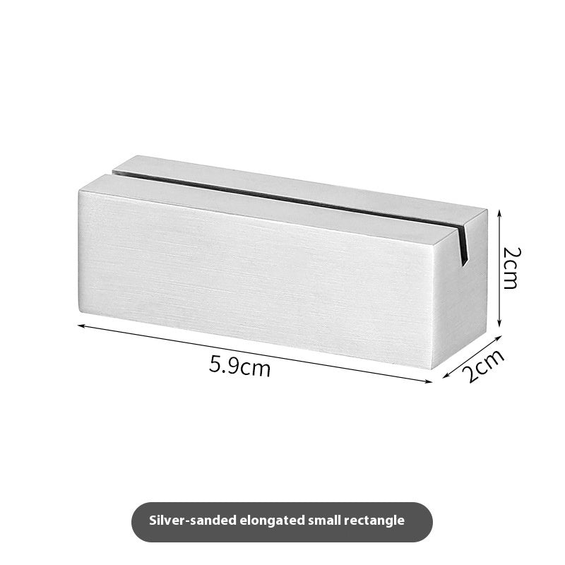 Minimalist Stainless Steel Seat Plate for Home and Garden Decor