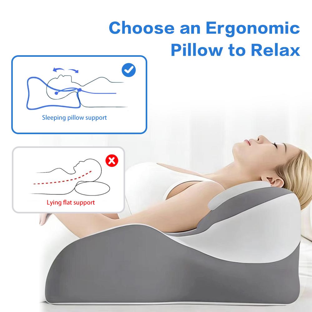 Ergonomic Heart-Shaped Memory Foam Chest Support Pillow