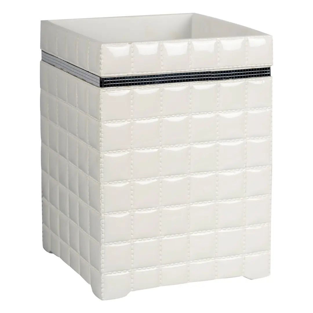 Resin Wastebasket 7QT White