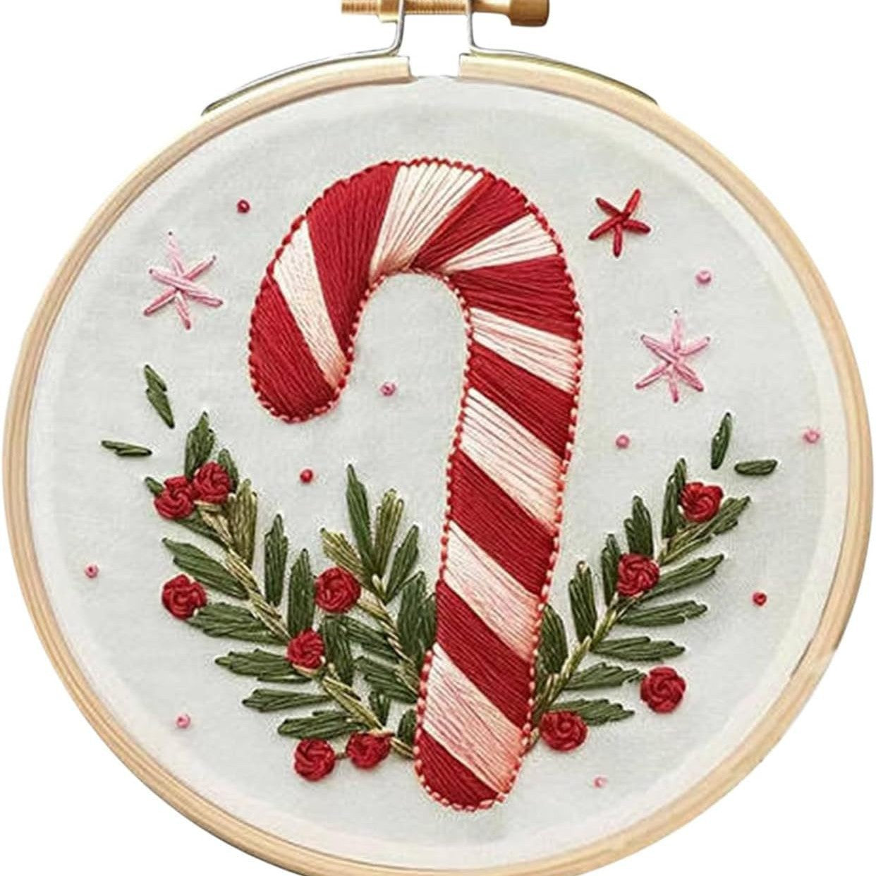 Embroidery Christmas Craft Kit - DIY Embroidery Material for Festive Decorations