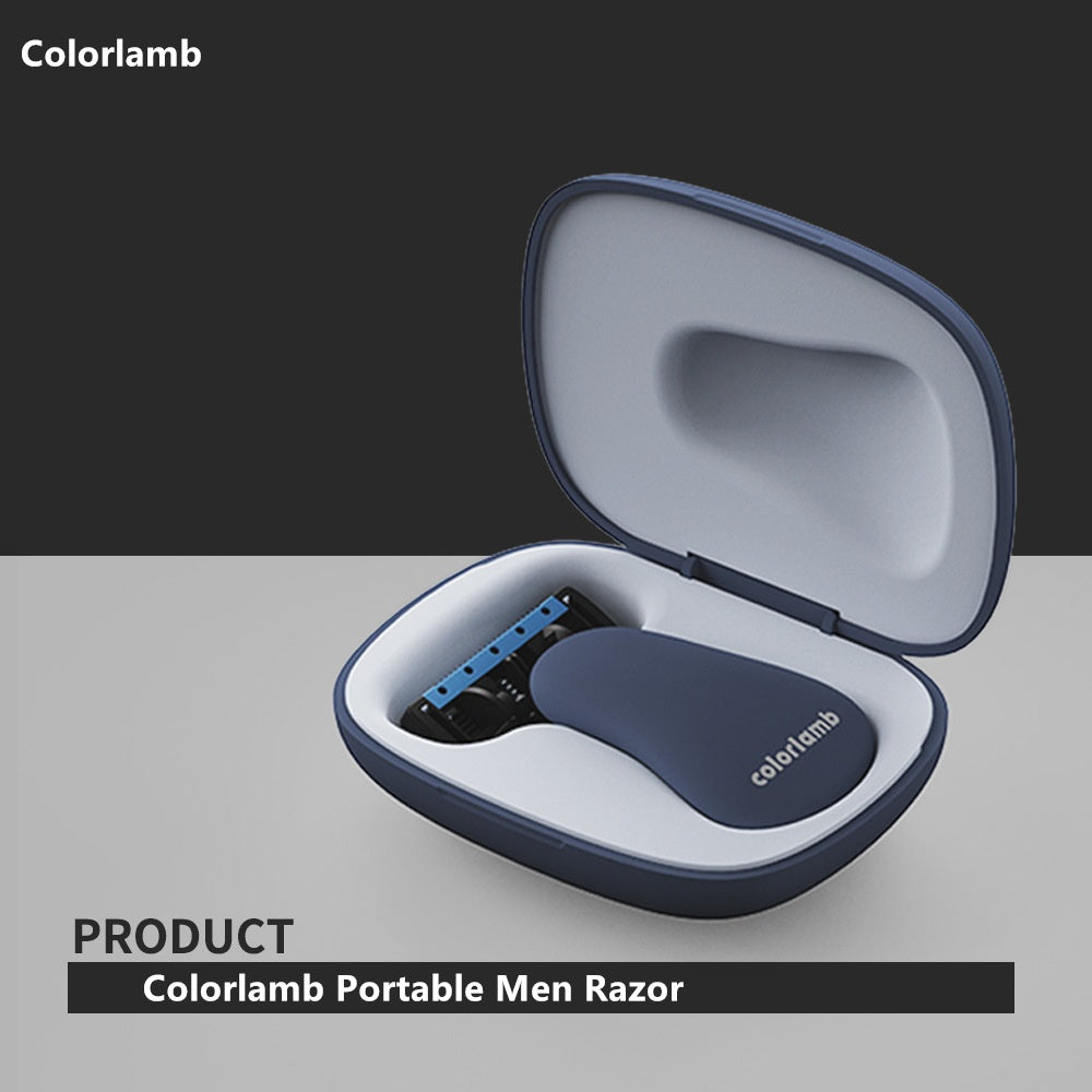 Men's Manual Shaver 5-Layer Blade - Portable Travel Size
