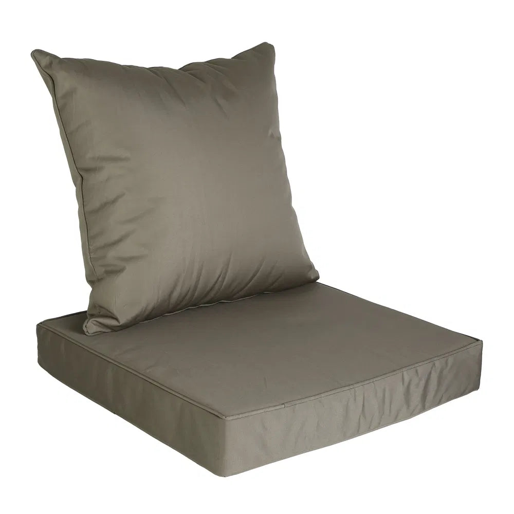 Waterproof Outdoor Seat Cushion Set with Removable Cover