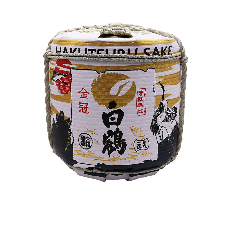 Japanese Decorative Wine Bottle Barrels for Restaurants & Home Decor