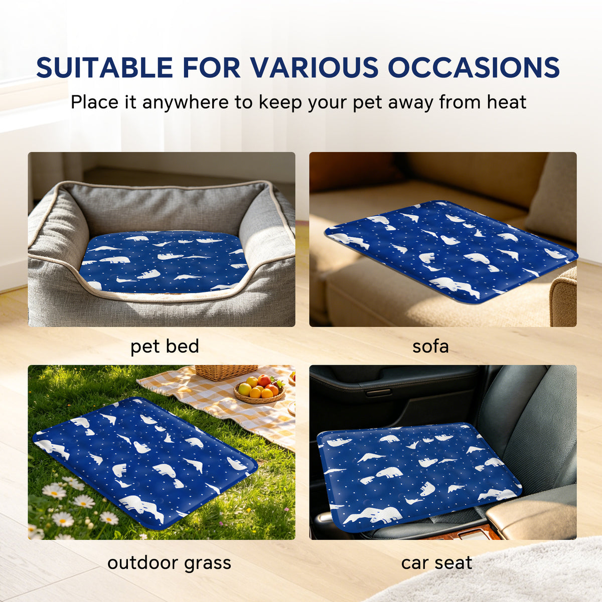 Pet Cooling Mat for Dogs Cats Underwater World Self Pickup Available