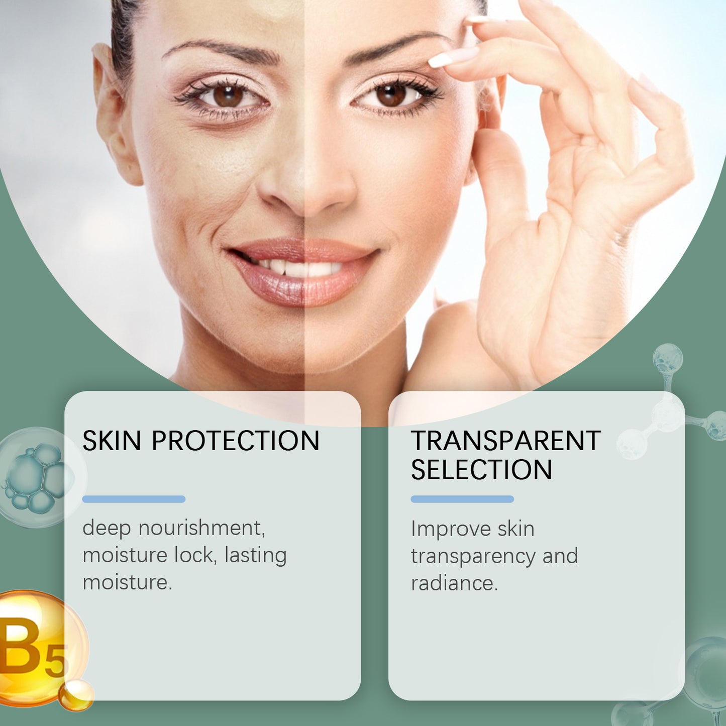 Anti-Wrinkle Moisturizing Serum with Niacinamide - Hydrating Facial Essence