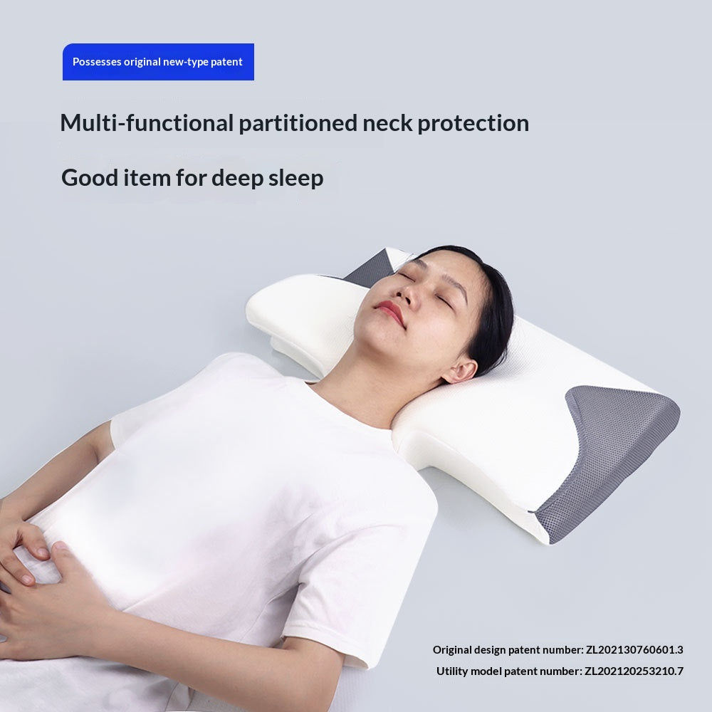 Slow Rebound Memory Foam Neck Pillow - Supportive Travel & Office Cushion