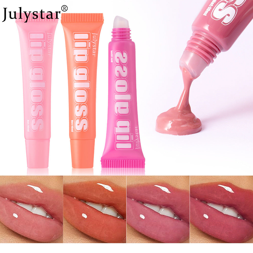 Fruit Flavored Moisturizing Lip Gloss Set - 8 Pack Transparent Gloss