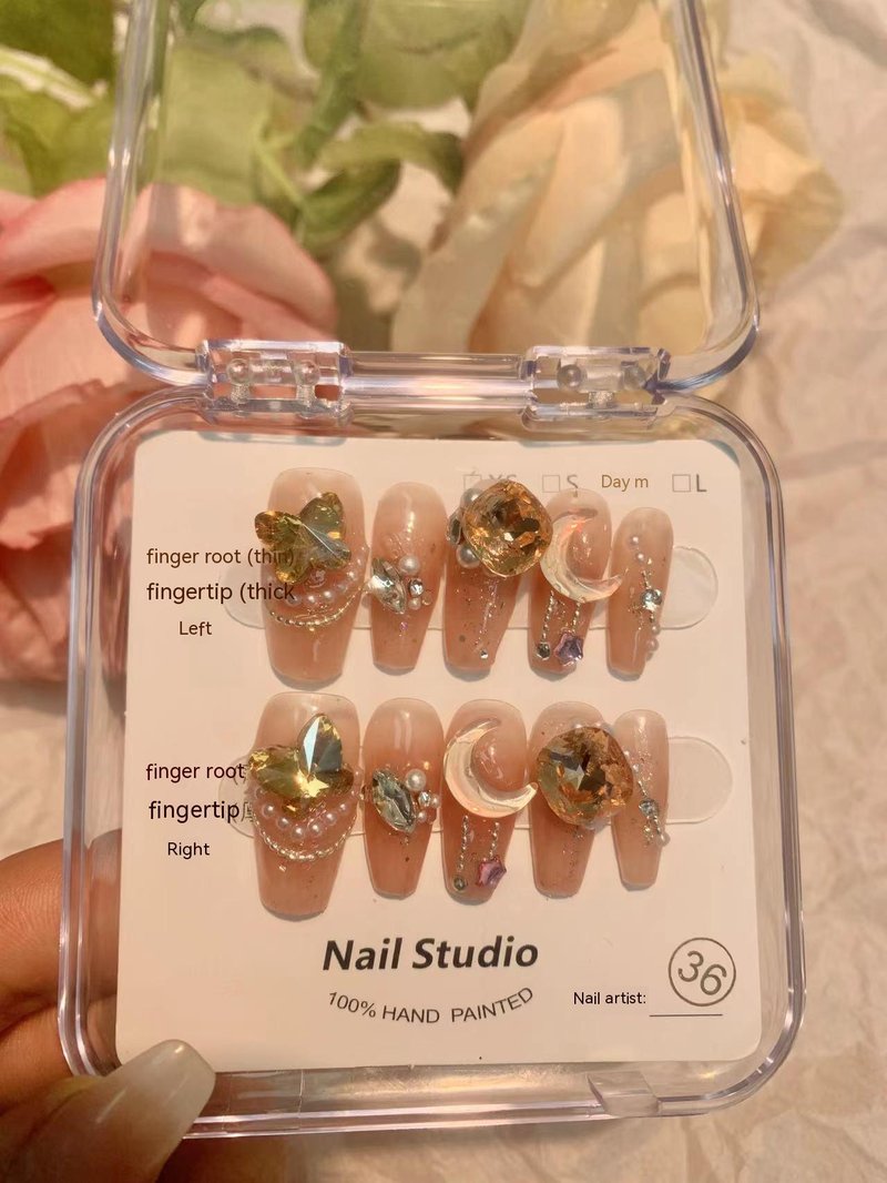 Detachable False Nails with Sun Protection