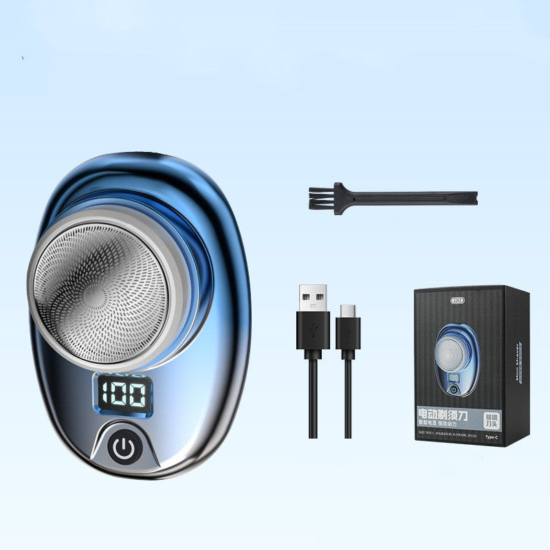Waterproof Electric Travel Razor - Portable USB Rechargeable Shaver