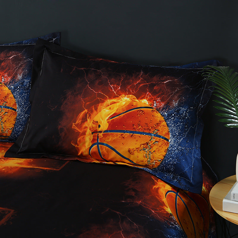 3D Cotton Printed Bedding Set | Cartoon Anime Home Textile Decor