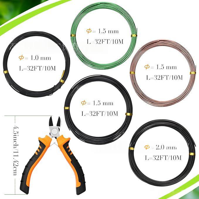 Bonsai Wiring Kit Aluminum Wire for Plant Shaping Gardening Tools