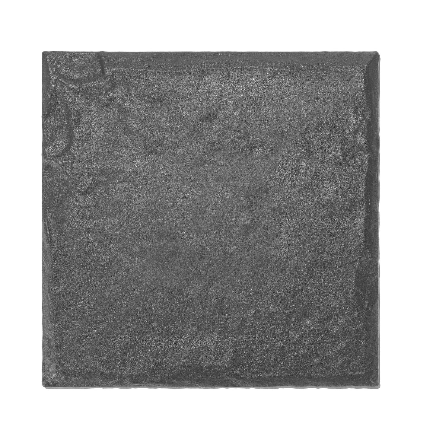 Garden Stepping Stones with Stakes - Weather-Resistant Grey Pathway Pavers 15.5x15.5 Inches (4 Pack)