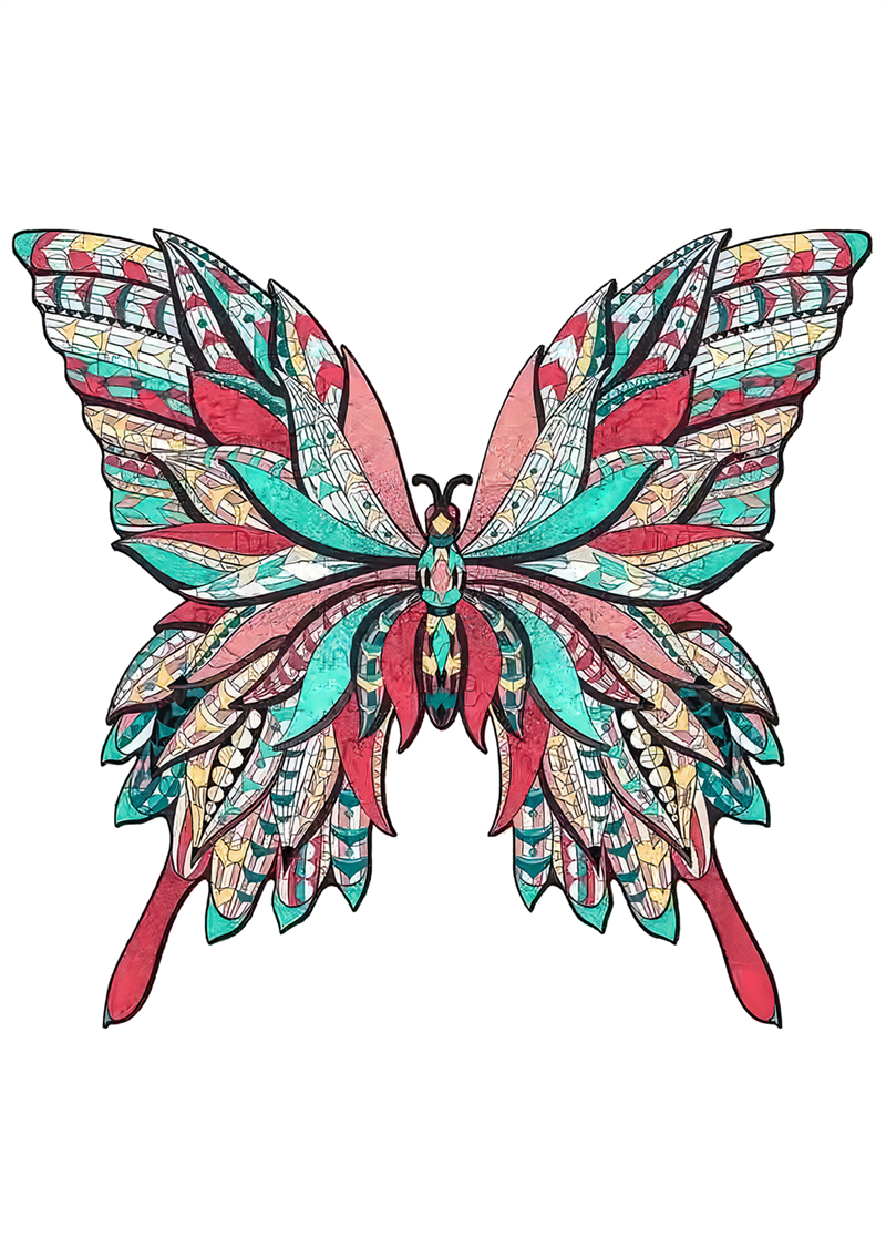 Animal Shaped Wooden Jigsaw Puzzle Set for Kids - Colorful Holiday Gift