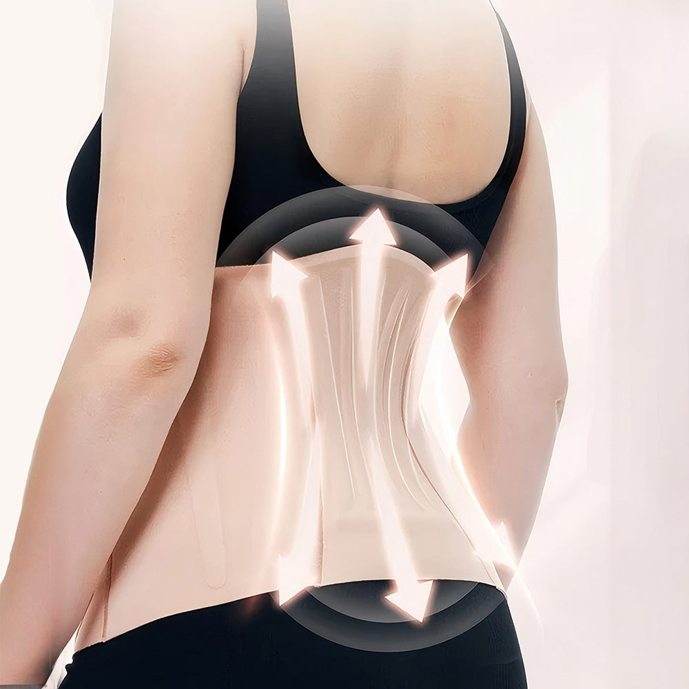 Breathable Postpartum Belly Wrap with Velcro Waist Cincher