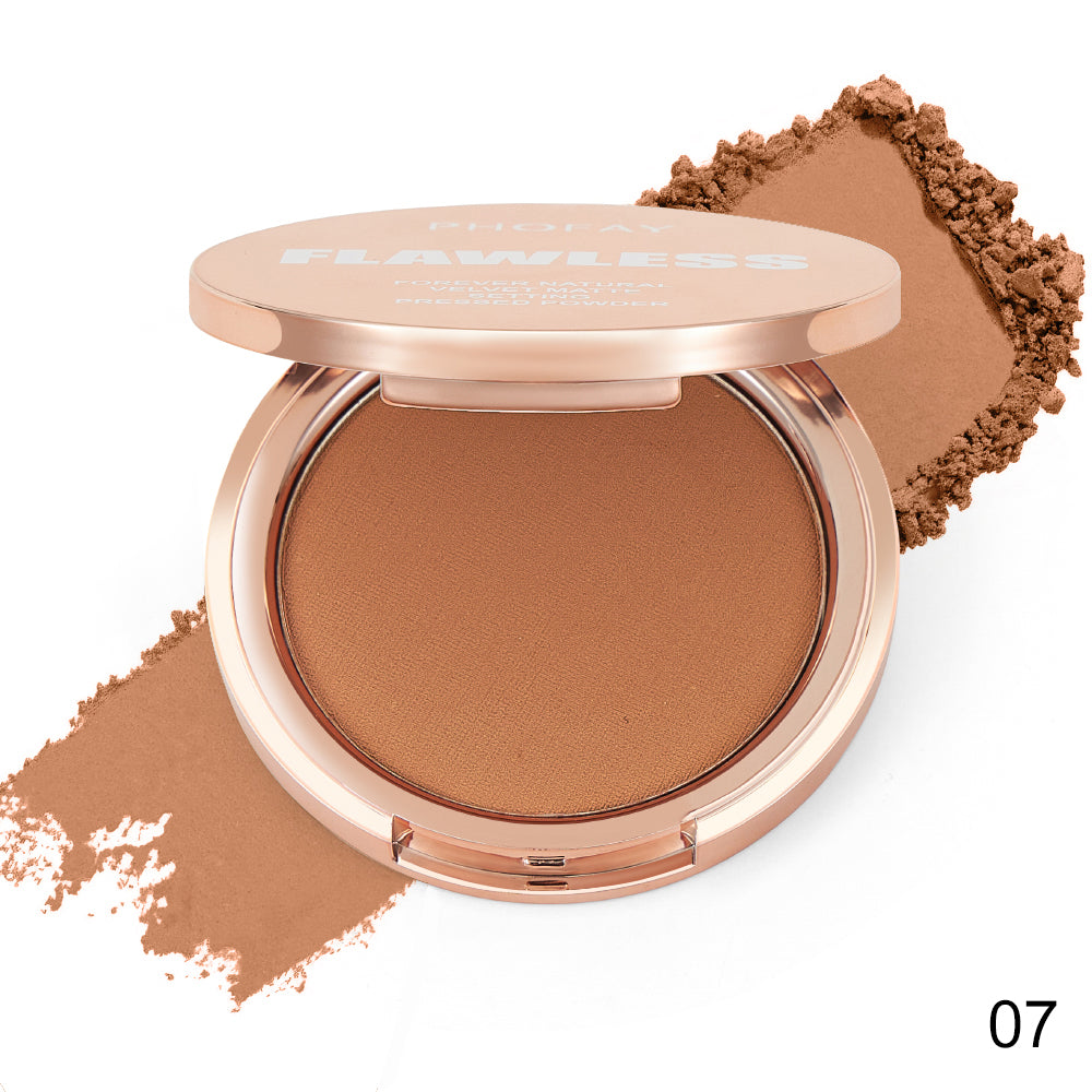 Matte Pressed Setting Powder - Oil Control Face Makeup