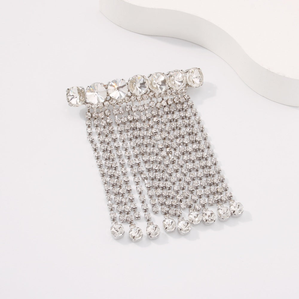 One Word Hair Clip - White K