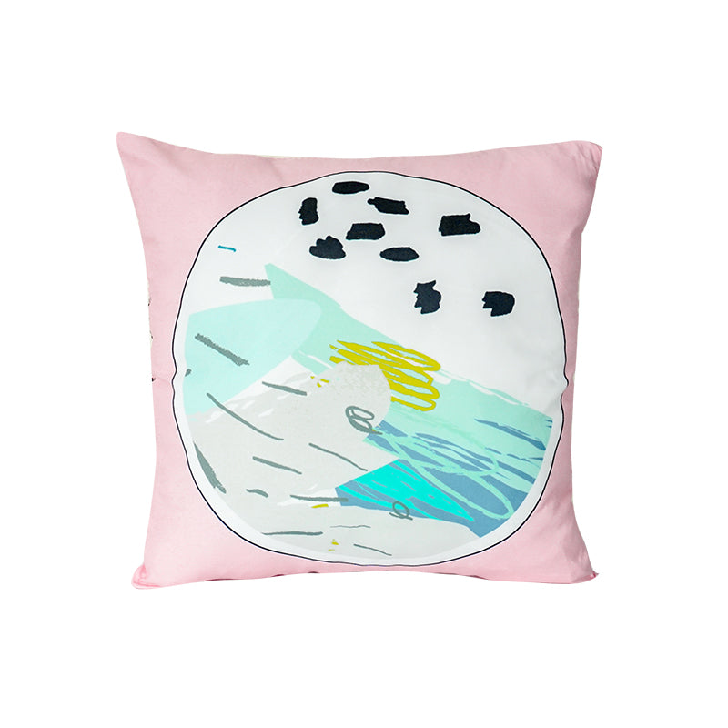 Geometric Decorative Pillowcase Set - Cotton & Polyester Cushion Cover for Living Room