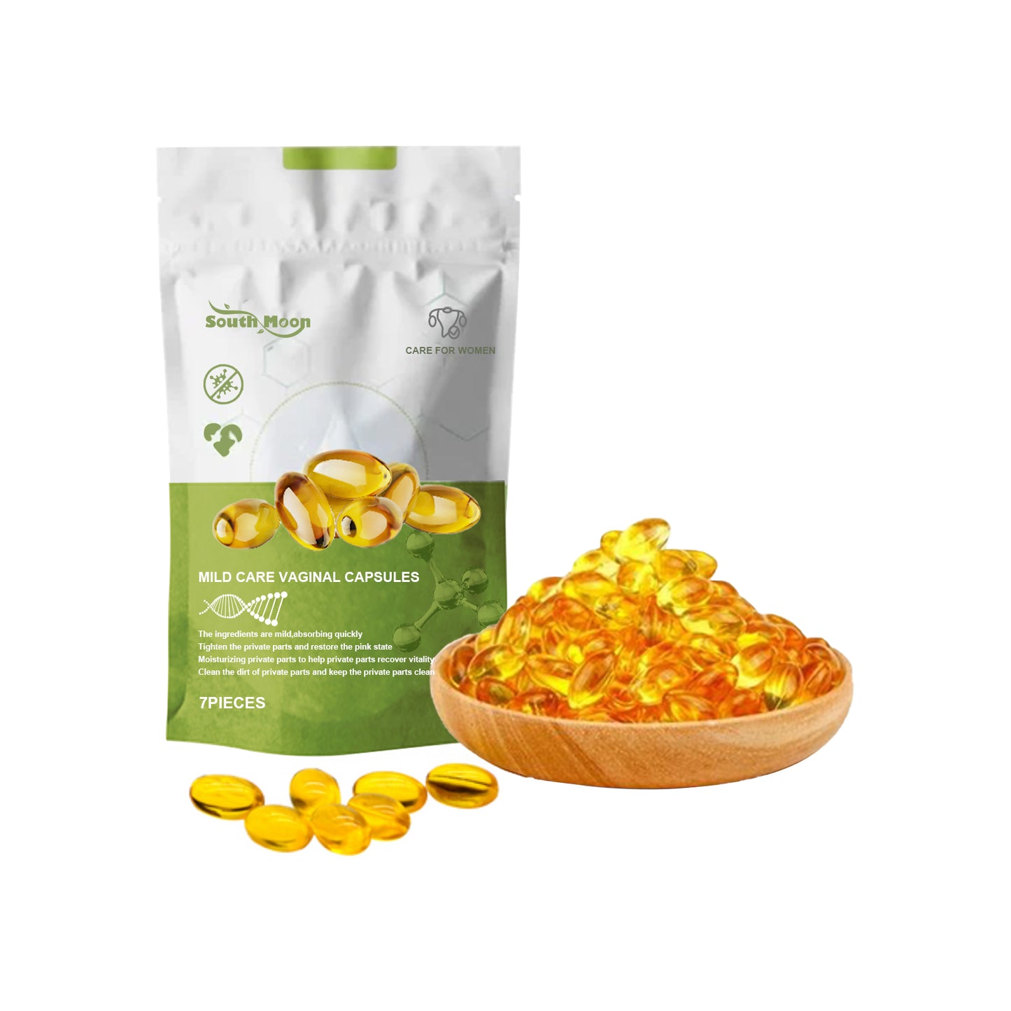 Intimate Care Capsules for Body Cleansing & Odor Removal