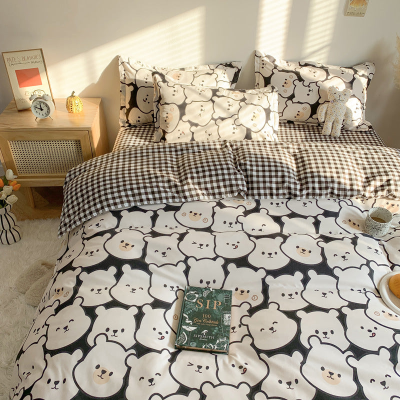 Cute Cartoon Bed Sheet Set - Multiple Sizes & Styles