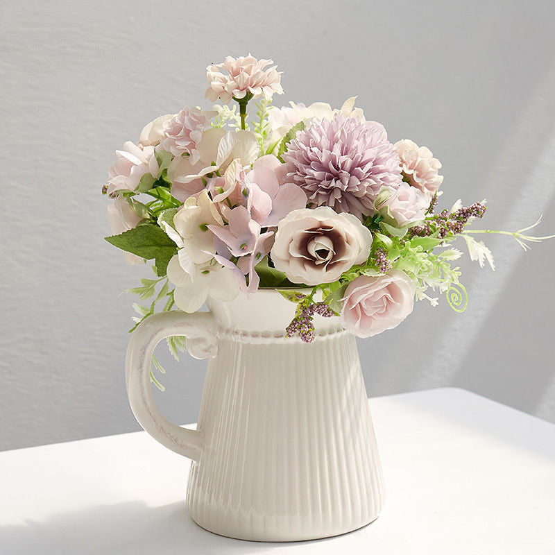 Ceramic Modern Vase for Living Room Floral Decor - Multi Styles