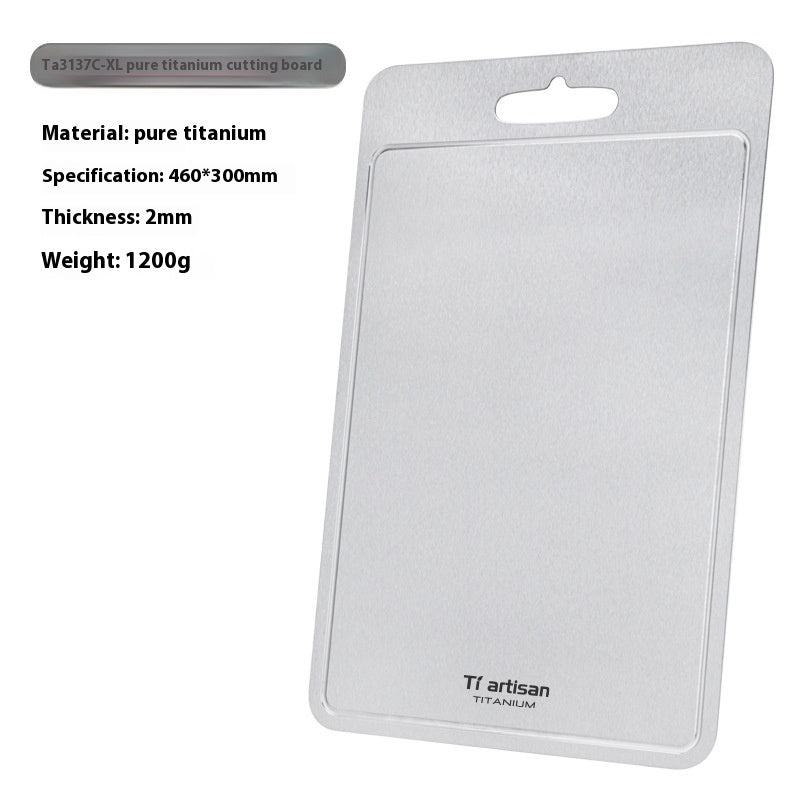 Titanium Kitchen Cutting Board with Groove - Heavy Duty Food Prep