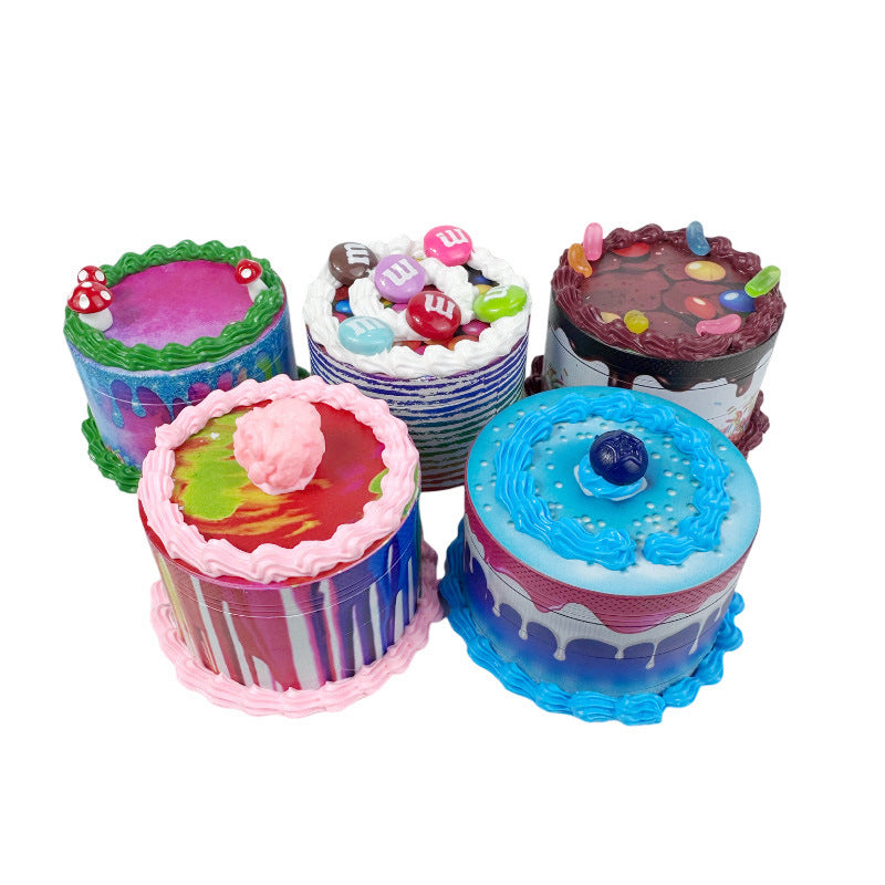 Creative Zinc Alloy Cake Shape Smoke Eliminator for Kitchen Use