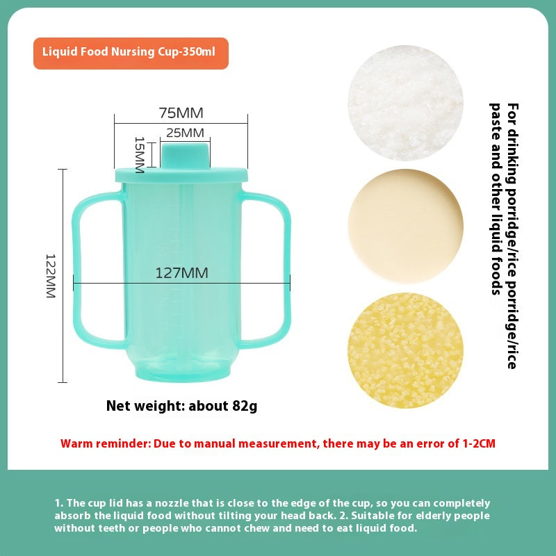 Choke-Proof Drinking Water Cup for Elderly and Pregnant Women - Bedside Safe Water Bottle
