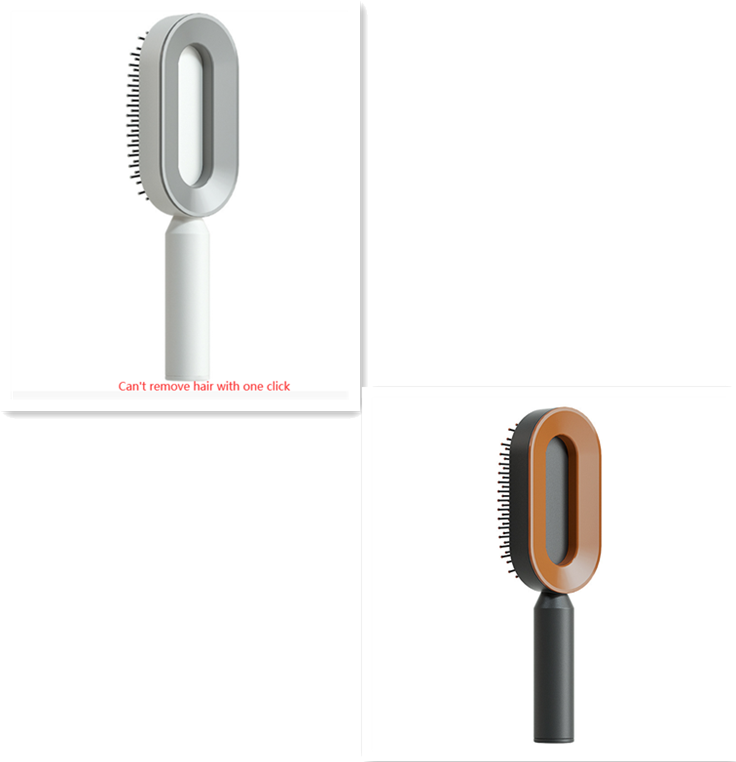Self-Cleaning Hair Brush with 3D Air Cushion for Scalp Massage & Detangling