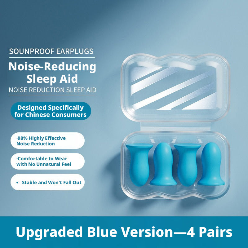 Set of 4 Pink Earplugs Storage Boxes with Free Case - Hearing Protection