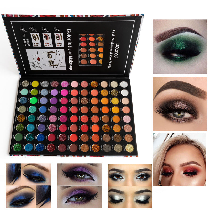 88 Colors Eye Shadow Palette - Pearlescent Matte & Shimmer Makeup Set