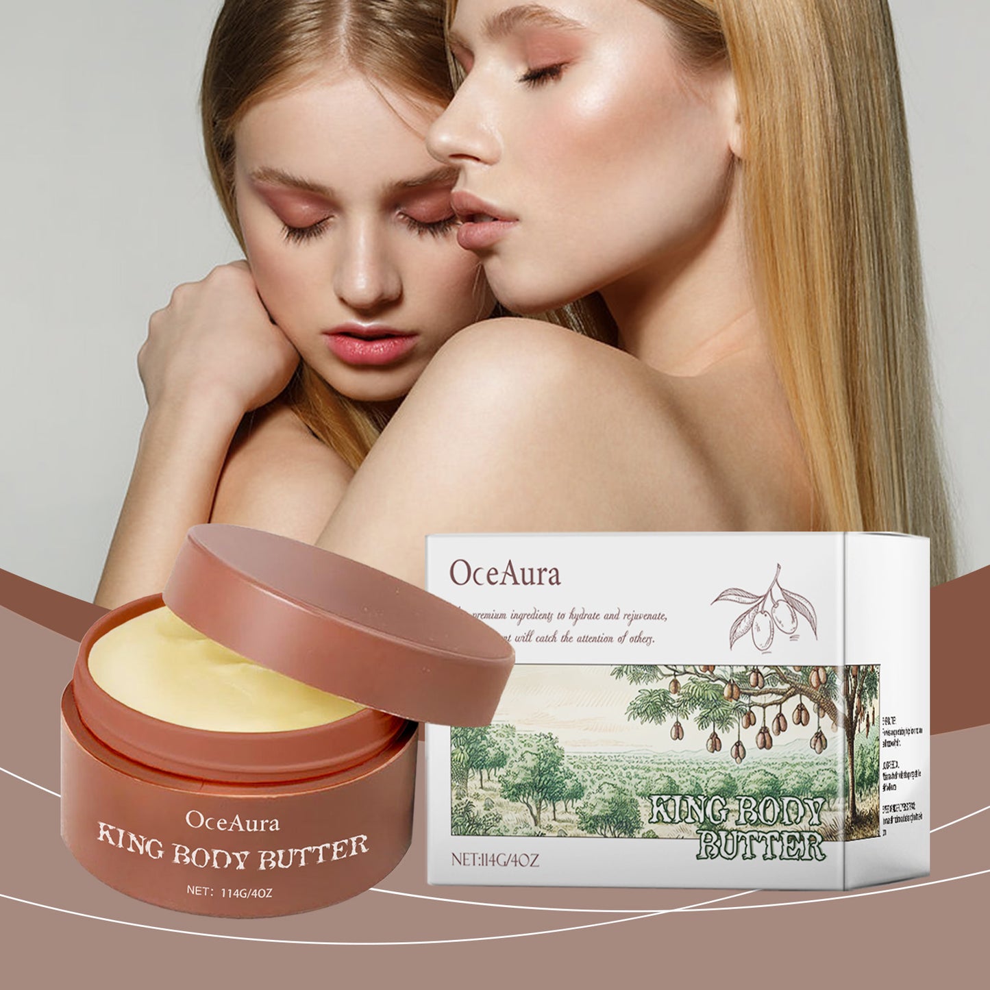 Shea Butter Moisturizer with Jojoba Oil & Orange Blossom - Multiple Sizes