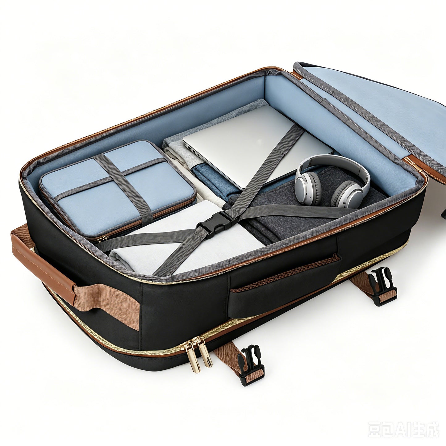 3-Piece Luggage Set - 28-Inch Checked Suitcase, Travel Duffel & Toiletry Bag