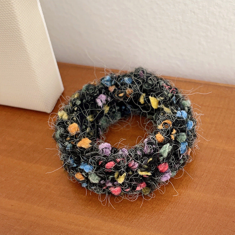 Cute Plush Elastic Hair Scrunchie - Soft Large Intestine Style Hair Band