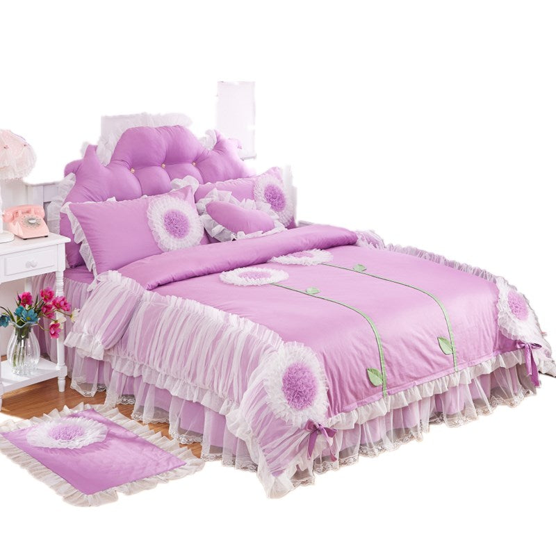 Cotton Princess Wind Bed Skirt - Multiple Sizes & Styles