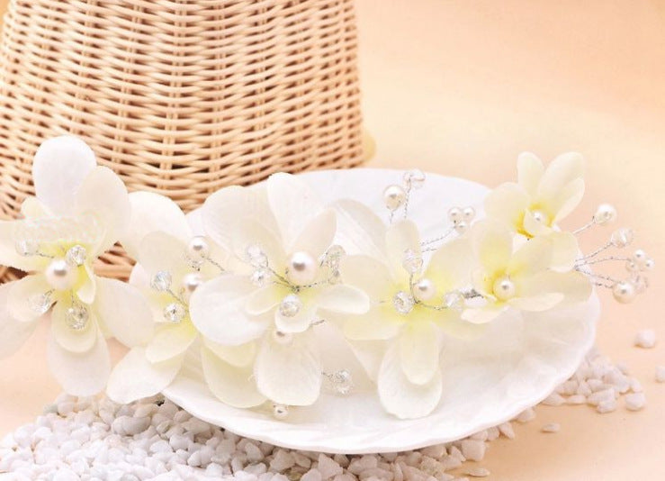 Pearl Bride Headdress - Flower Crown