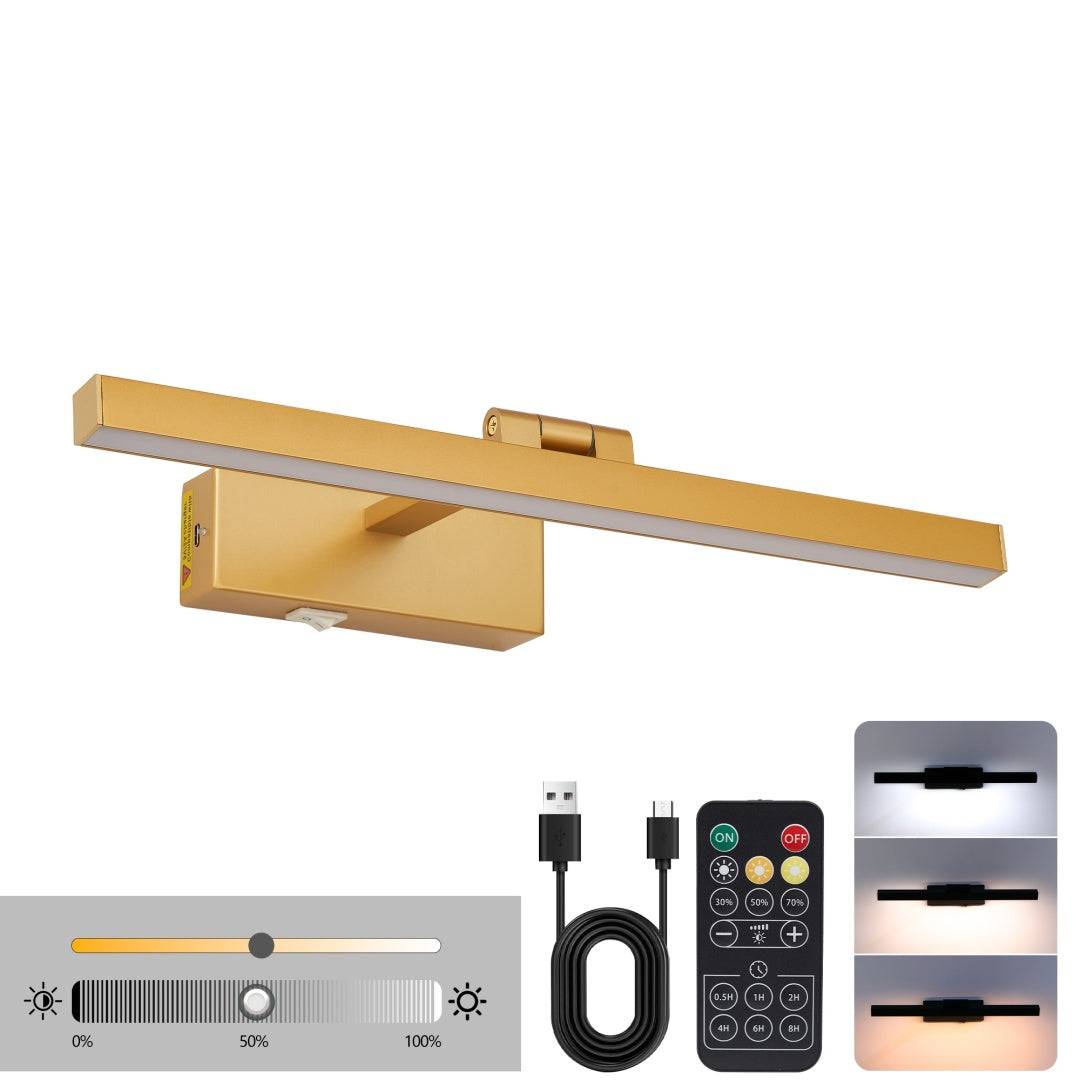 16-Inch Modern Dimmable LED Bathroom Vanity Light Fixture