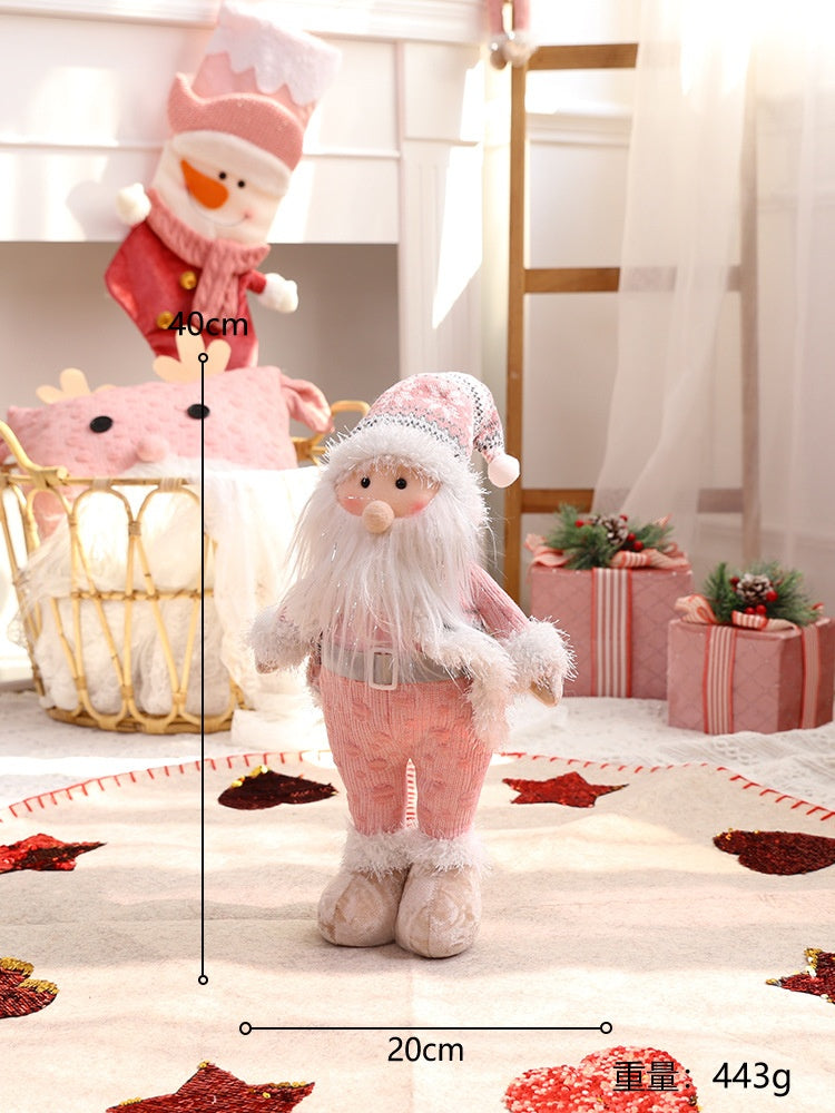 Cute Elk Santa Claus Prop Decoration for Home or Party Decor