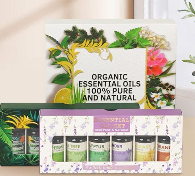 Essential Oil Kit - 6pc Aromatherapy Set, 10ml