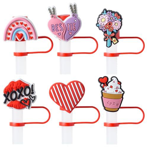 40 Oz Glass Straw Cover Set - Heavy Duty Plastic Protectors for Drinks