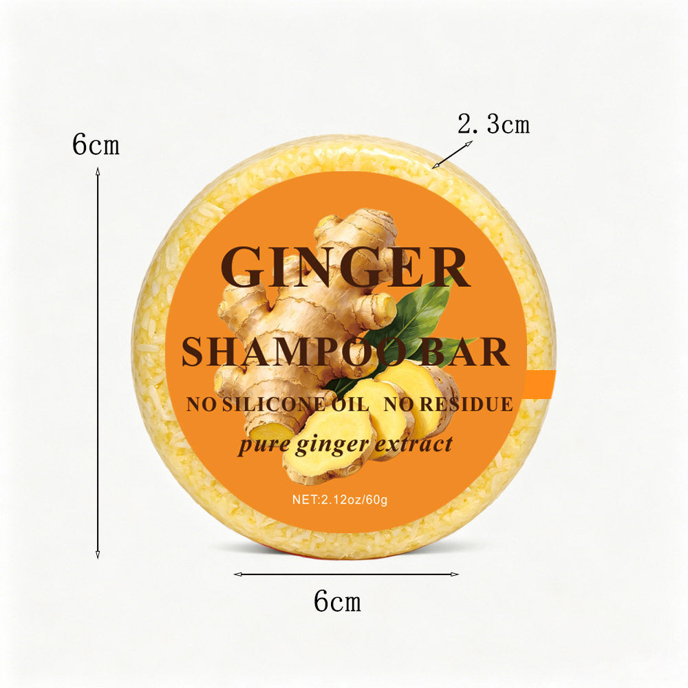 Ginger Shampoo Bar 60g Natural Hair Care for Body & Scalp
