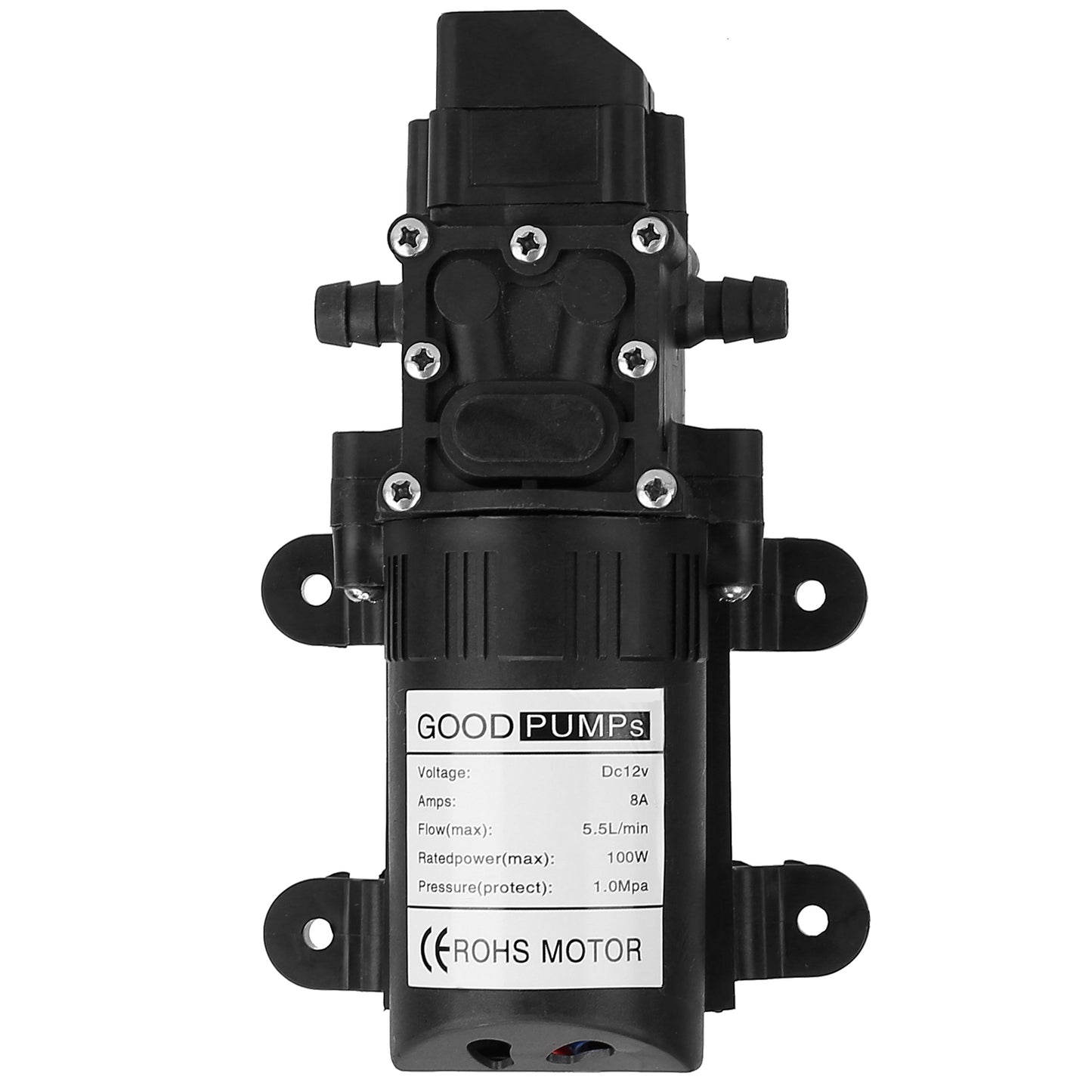 12V Water Pump for Garden Irrigation and Marine Use - Self-Priming Diaphragm