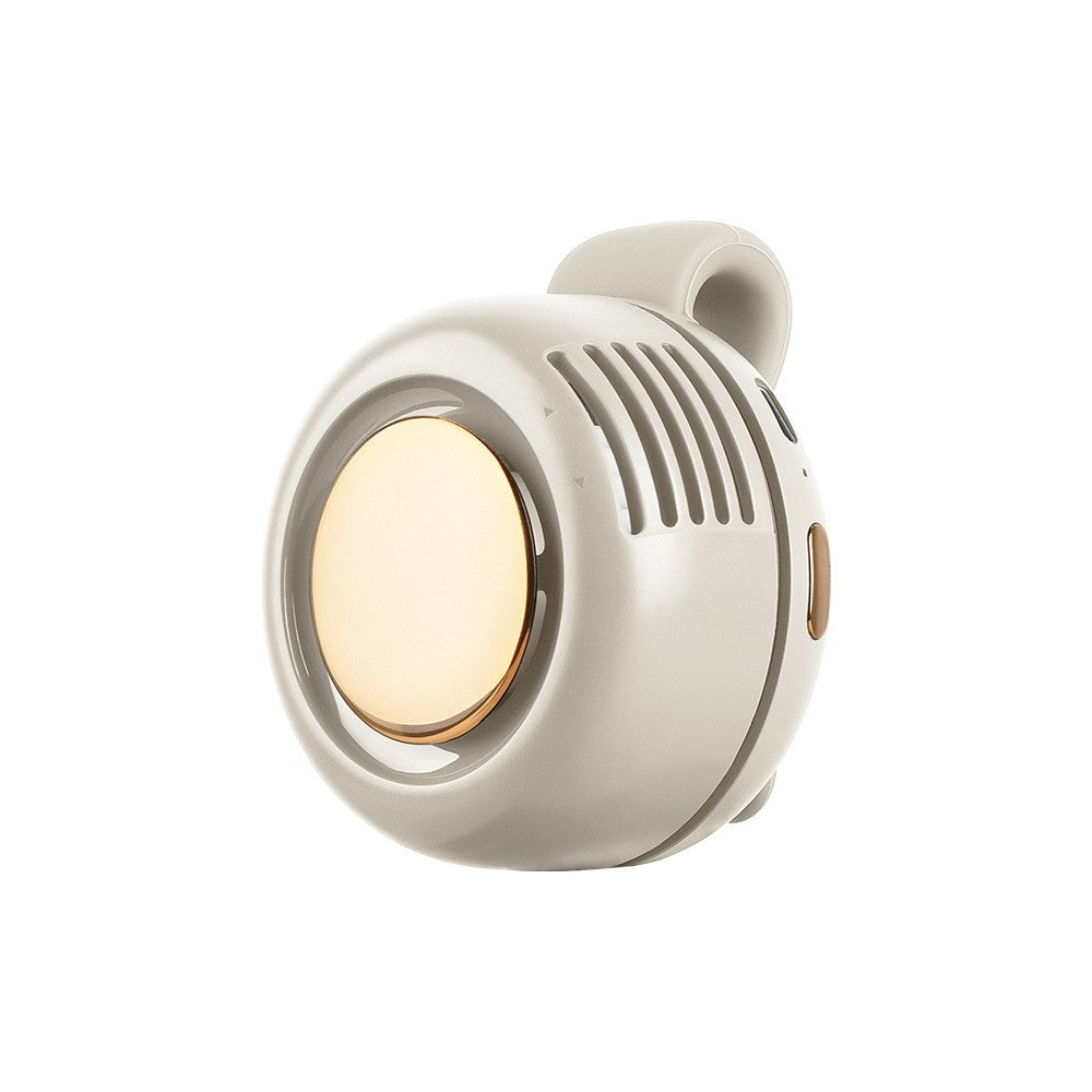 Portable Mini Bladeless Fan with Clip - 360° Adjustable, USB Rechargeable