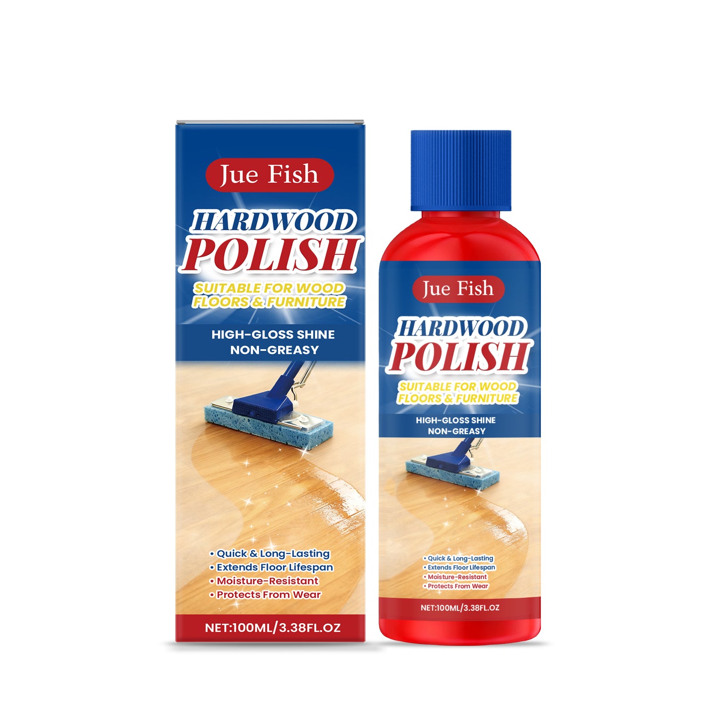 Wood Floor Polishing Agent 100ml - Protects & Restores Shine