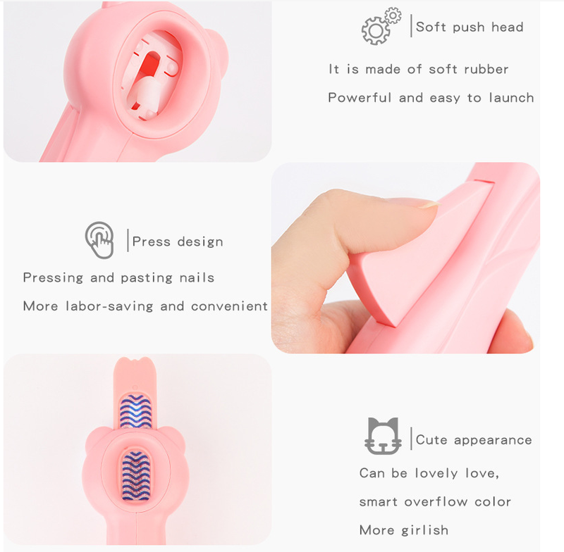 Kids Manicure Machine Nail Art Kit - Pink